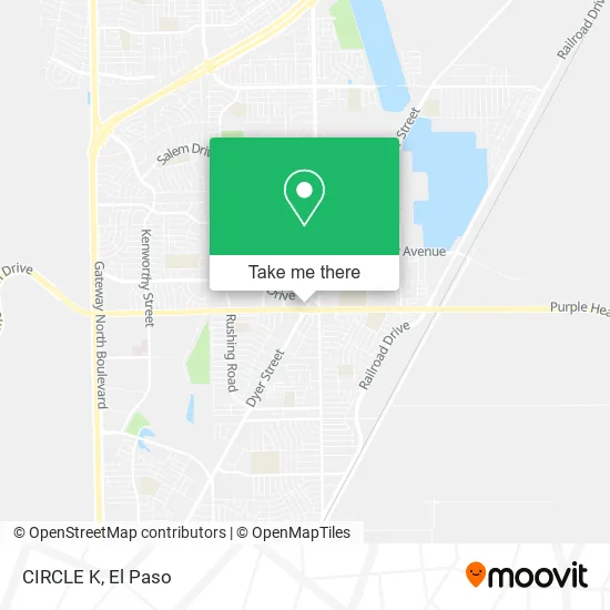 CIRCLE K map
