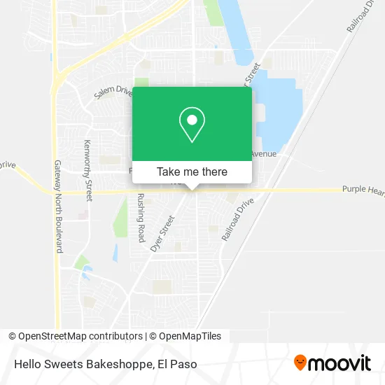 Mapa de Hello Sweets Bakeshoppe