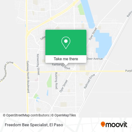 Freedom Bee Specialist map