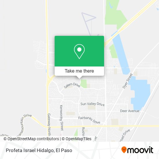 Mapa de Profeta Israel Hidalgo