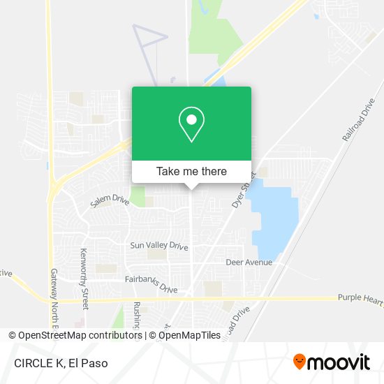 Mapa de CIRCLE K