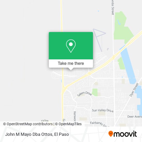 Mapa de John M Mayo Dba Ottos