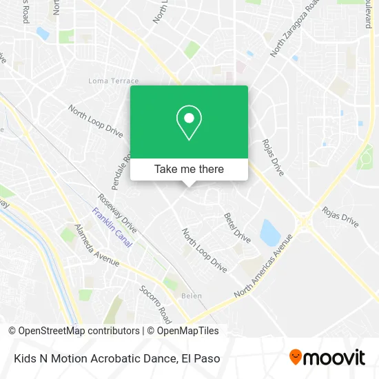 Mapa de Kids N Motion Acrobatic Dance