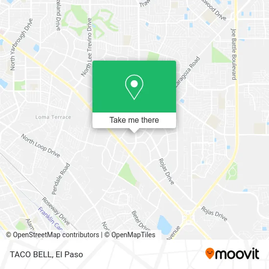 Mapa de TACO BELL