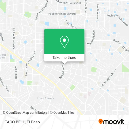 TACO BELL map