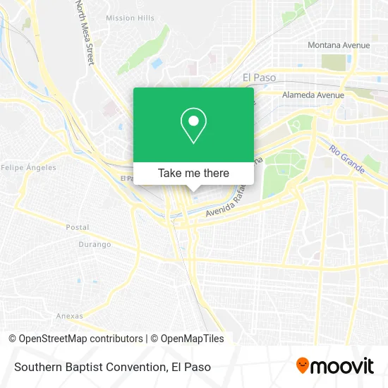 Southern Baptist Convention map