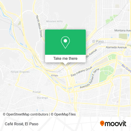 Mapa de Café Rosé