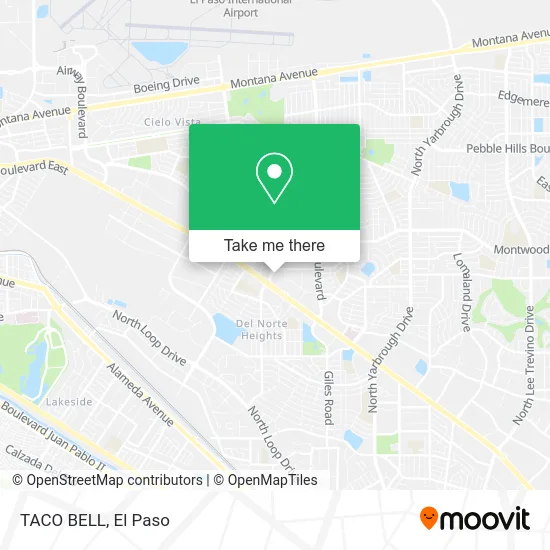 TACO BELL map