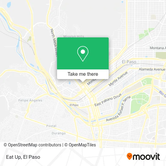 Mapa de Eat Up