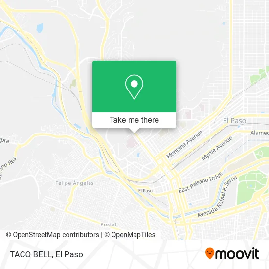 Mapa de TACO BELL