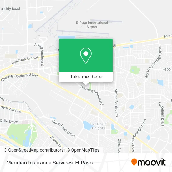 Meridian Insurance Services map