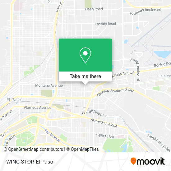 Mapa de WING STOP