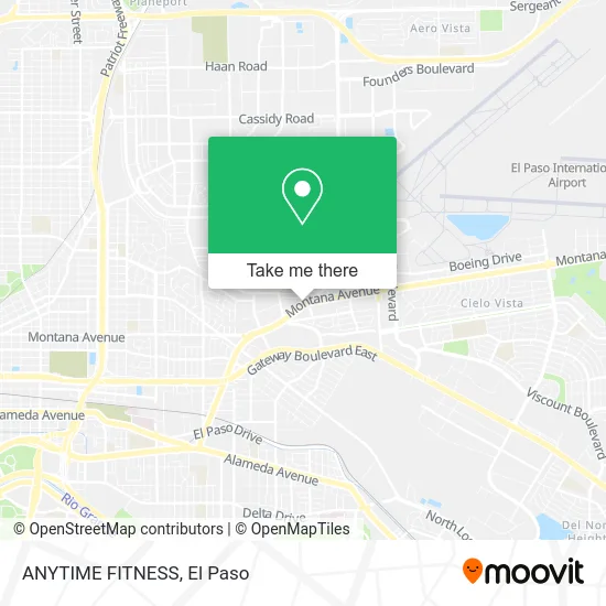 Mapa de ANYTIME FITNESS
