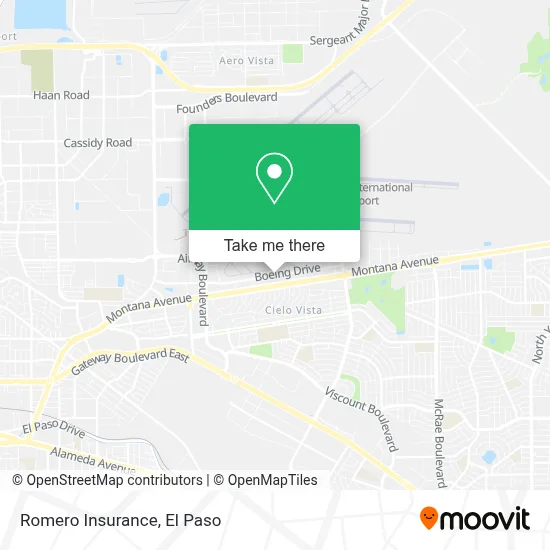 Romero Insurance map