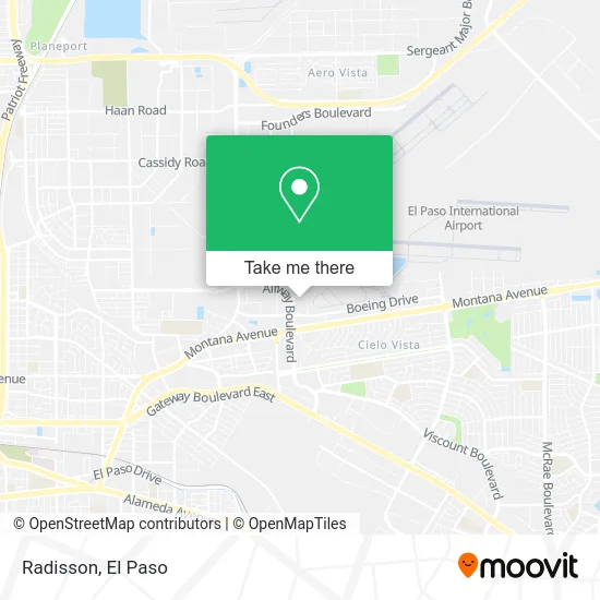 Radisson map