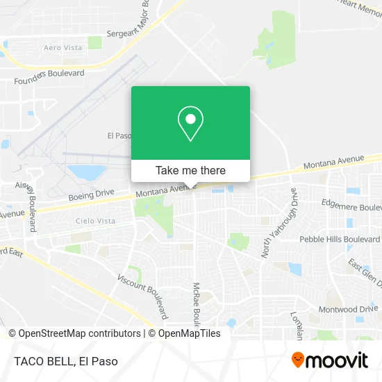 Mapa de TACO BELL