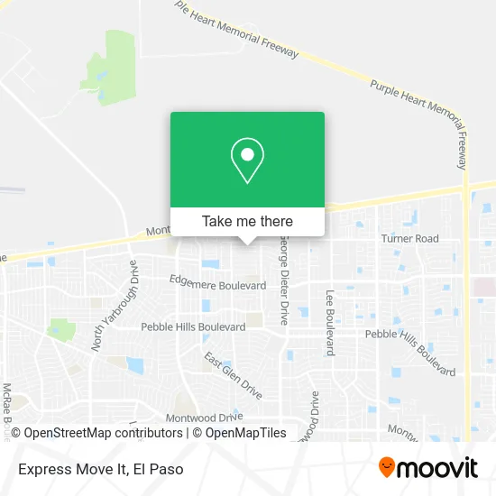 Express Move It map