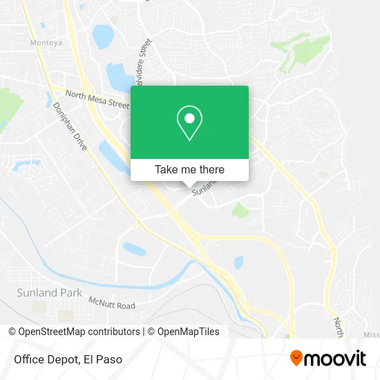 Office Depot map