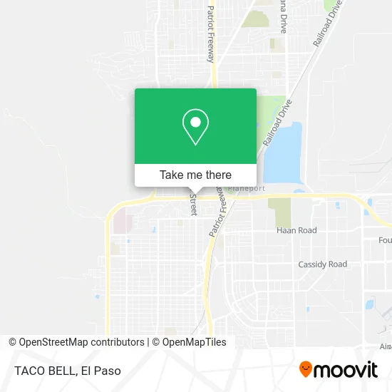 TACO BELL map