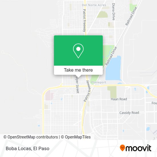 Boba Locas map