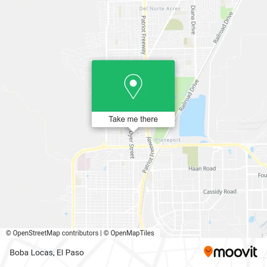 Boba Locas map