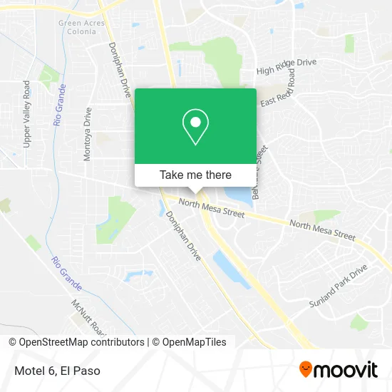 Mapa de Motel 6