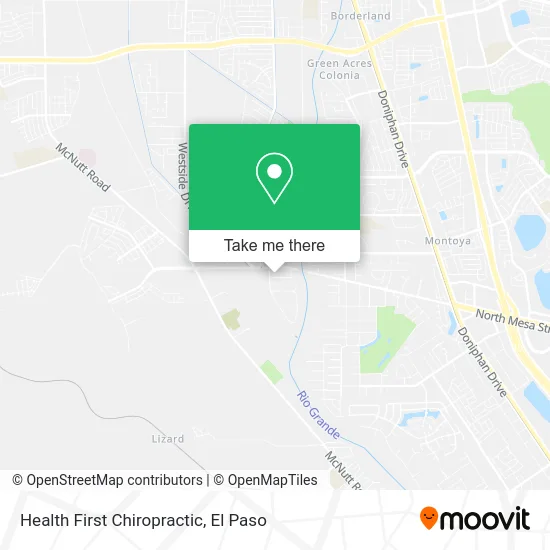 Mapa de Health First Chiropractic