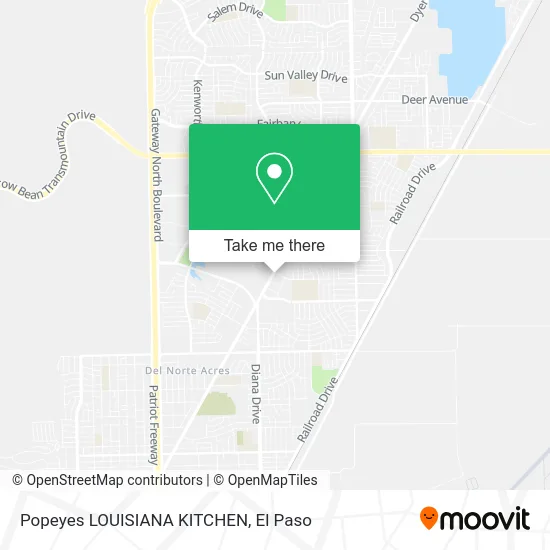Popeyes LOUISIANA KITCHEN map