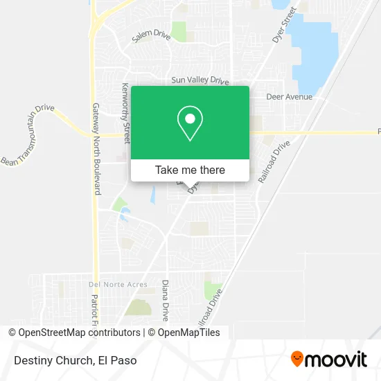 Destiny Church map