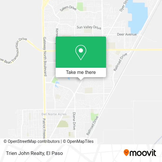 Trien John Realty map