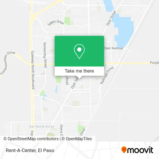 Mapa de Rent-A-Center