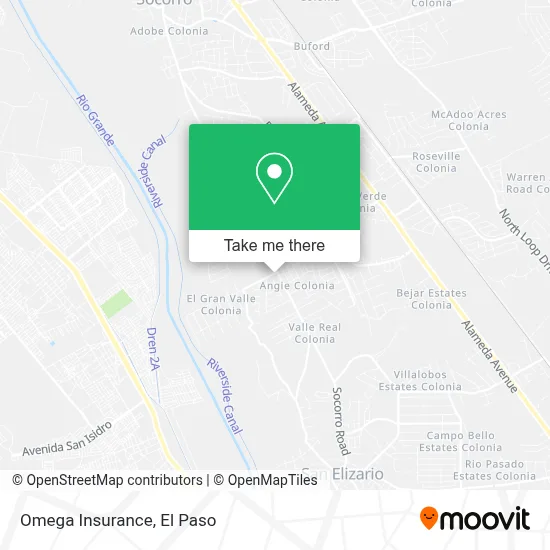 Omega Insurance map
