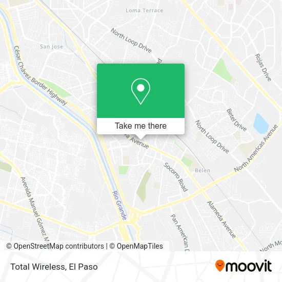 Mapa de Total Wireless