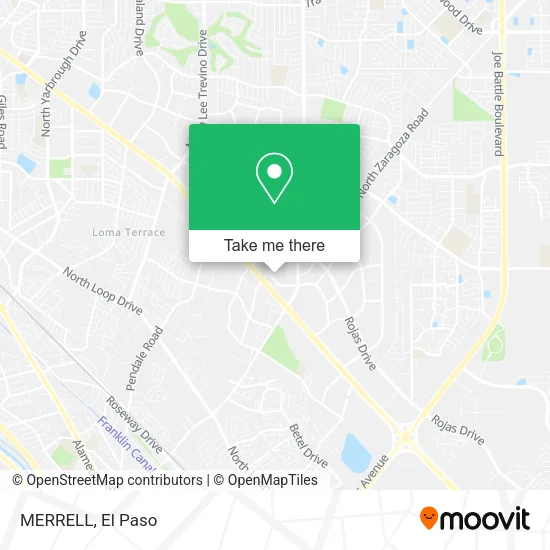 Mapa de MERRELL