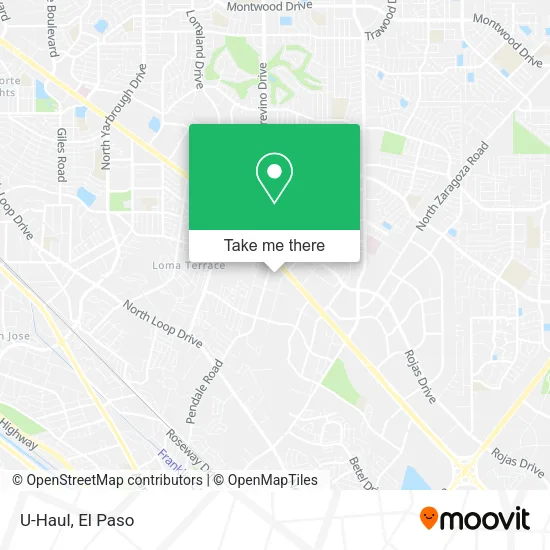 Mapa de U-Haul