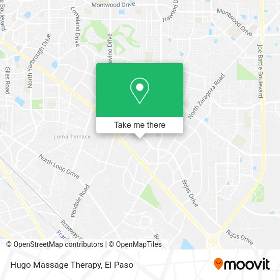 Mapa de Hugo Massage Therapy