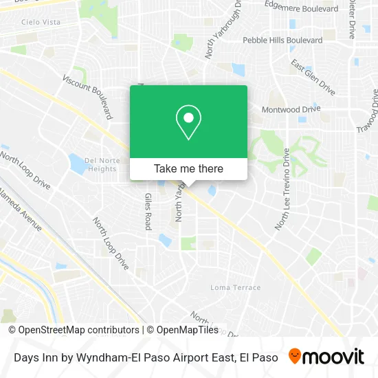 Days Inn by Wyndham-El Paso Airport East map