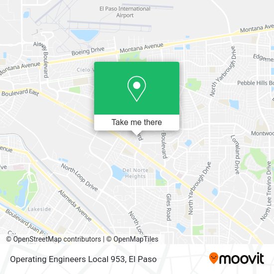 Operating Engineers Local 953 map