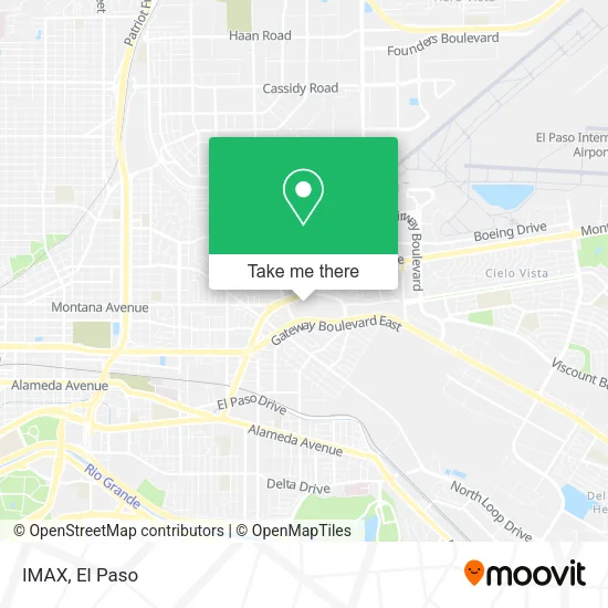 Mapa de IMAX