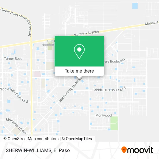 SHERWIN-WILLIAMS map