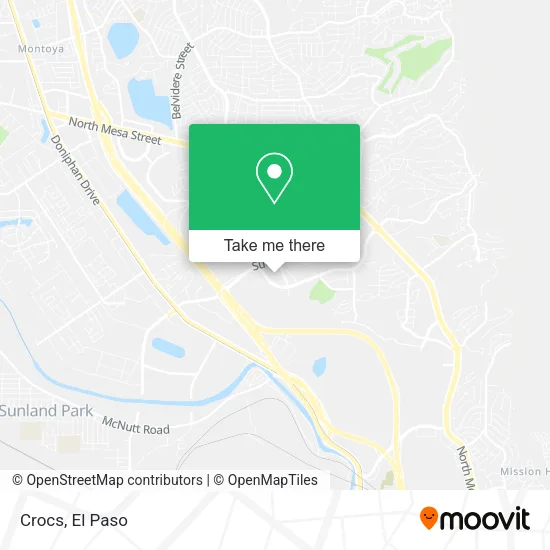 Crocs map