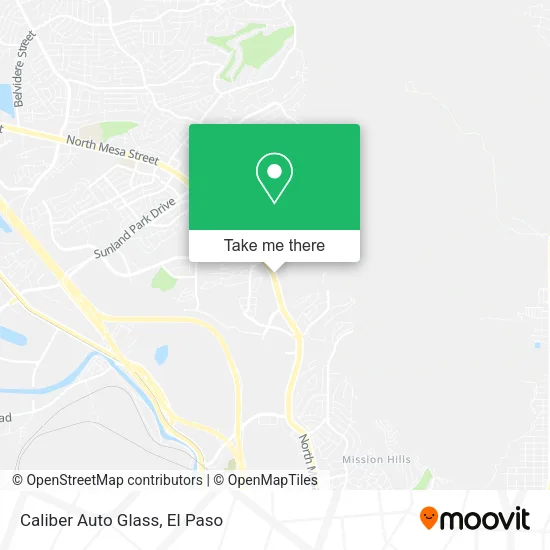 Mapa de Caliber Auto Glass