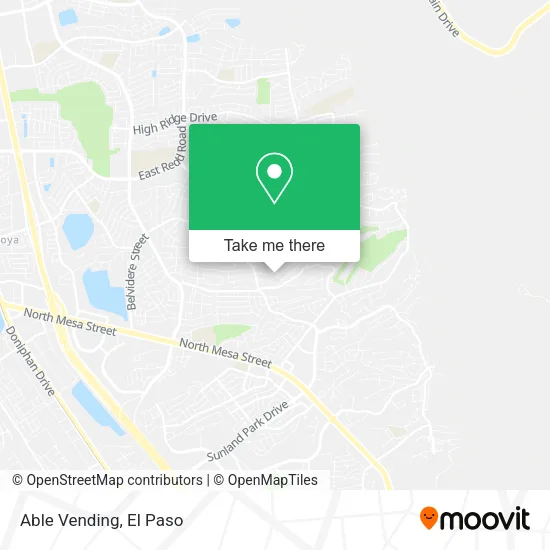 Able Vending map
