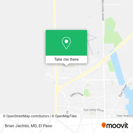 Brian Jacinto, MD map