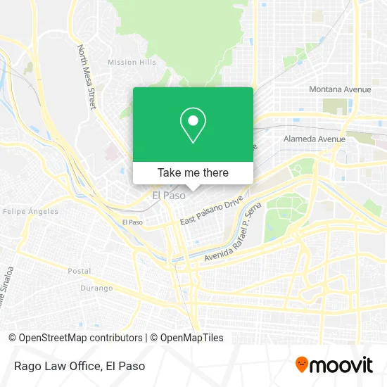Rago Law Office map