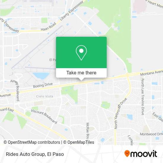 Rides Auto Group map