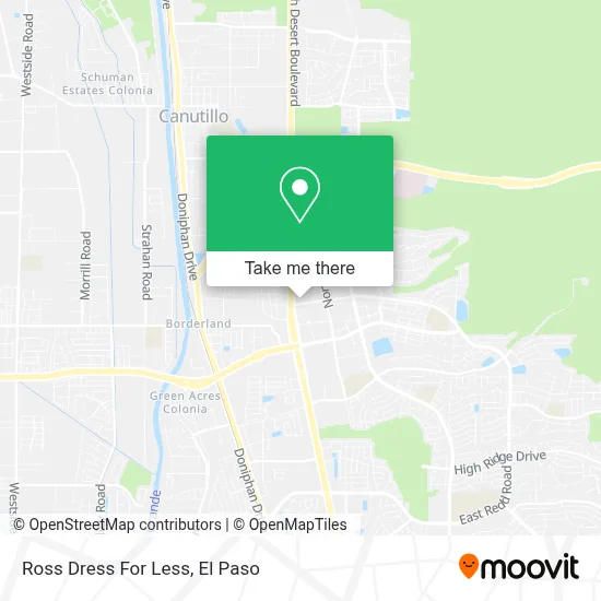 Ross Dress For Less map