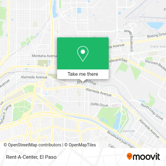 Rent-A-Center map