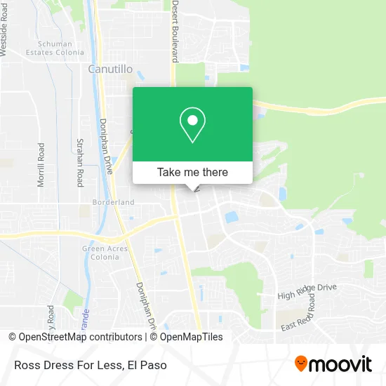 Ross Dress For Less map