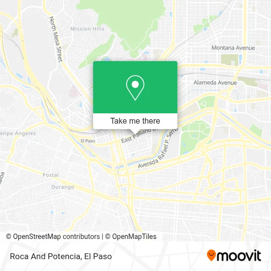 Roca And Potencia map